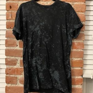 Topman Allover Print Rolled Sleeve T-shirt